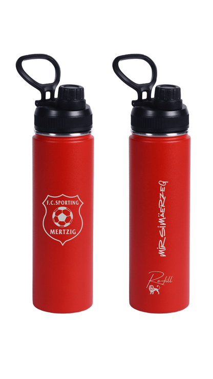SPORTING MERTZIG Thermal insulated Sport Bottle | 600ml | CUSTOMIZABLE