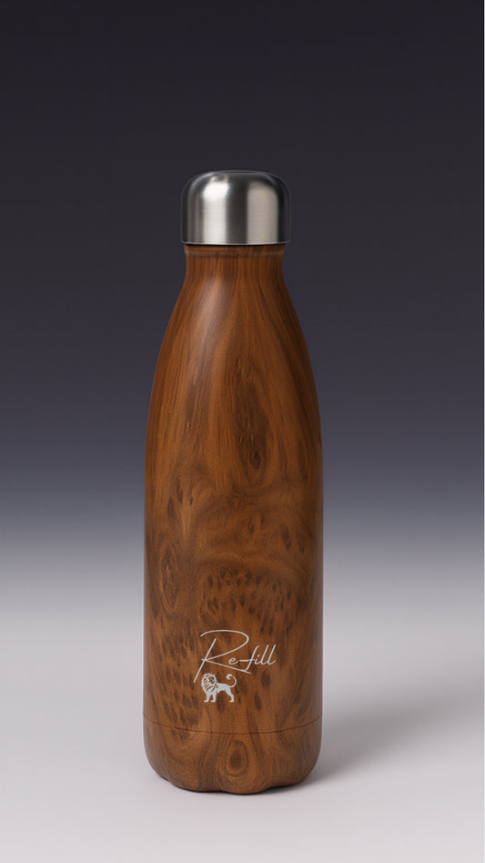 Thermal insulated Wood Bottle | 500ml