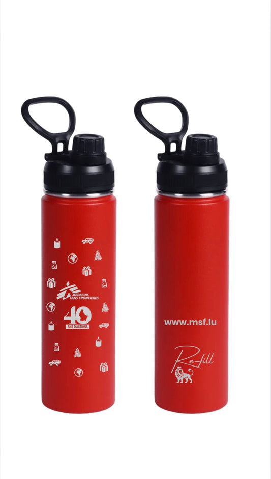 MSF Thermal insulated Sport Bottle | 600ml | CUSTOMIZABLE