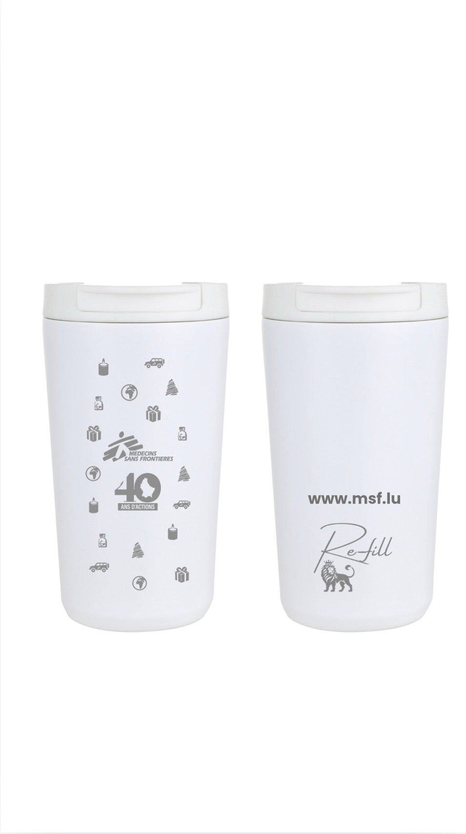 MSF - Thermal insulated Coffee Mug ID | 350ml