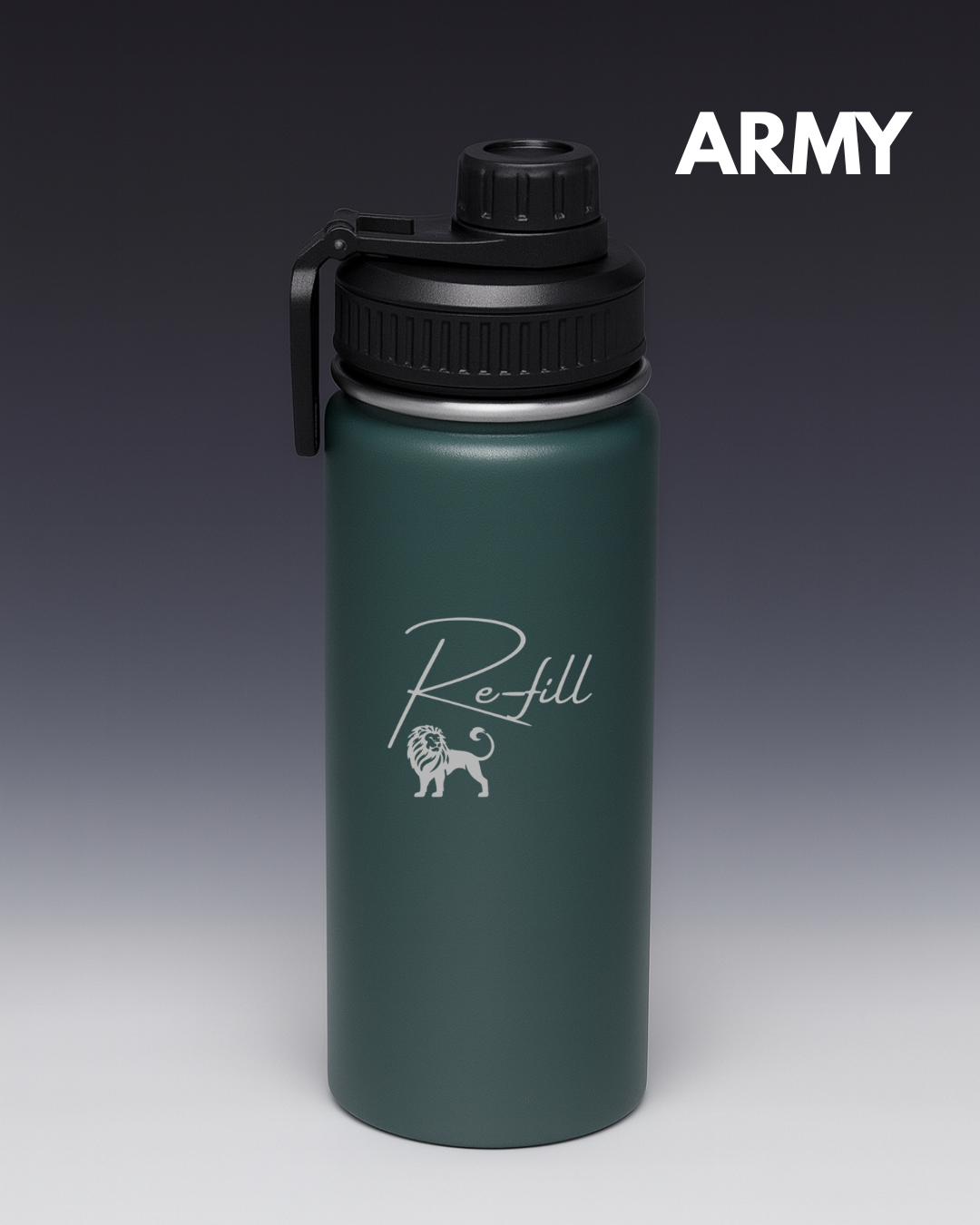 ARMY - Bouteille de sport isotherme | 600 ml