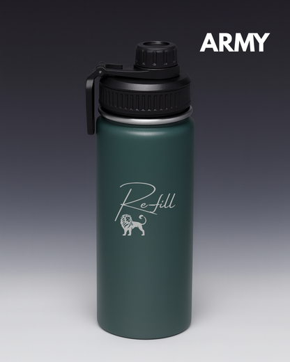 ARMY - Bouteille de sport isotherme | 600 ml