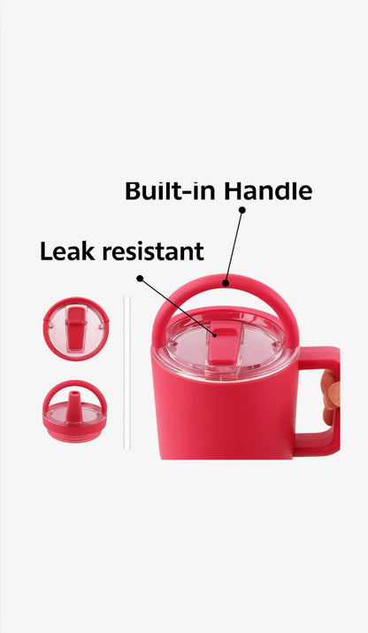 SWEET DEVILS - Rose-Red Portable Water Tumbler | 1.2 liter