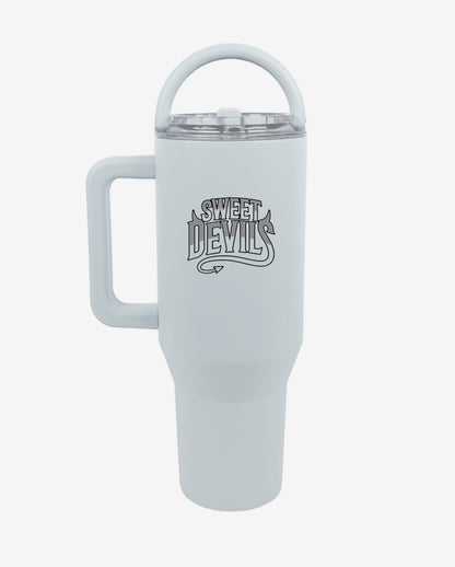 SWEET DEVILS - Rose-Red Portable Water Tumbler | 1.2 liter