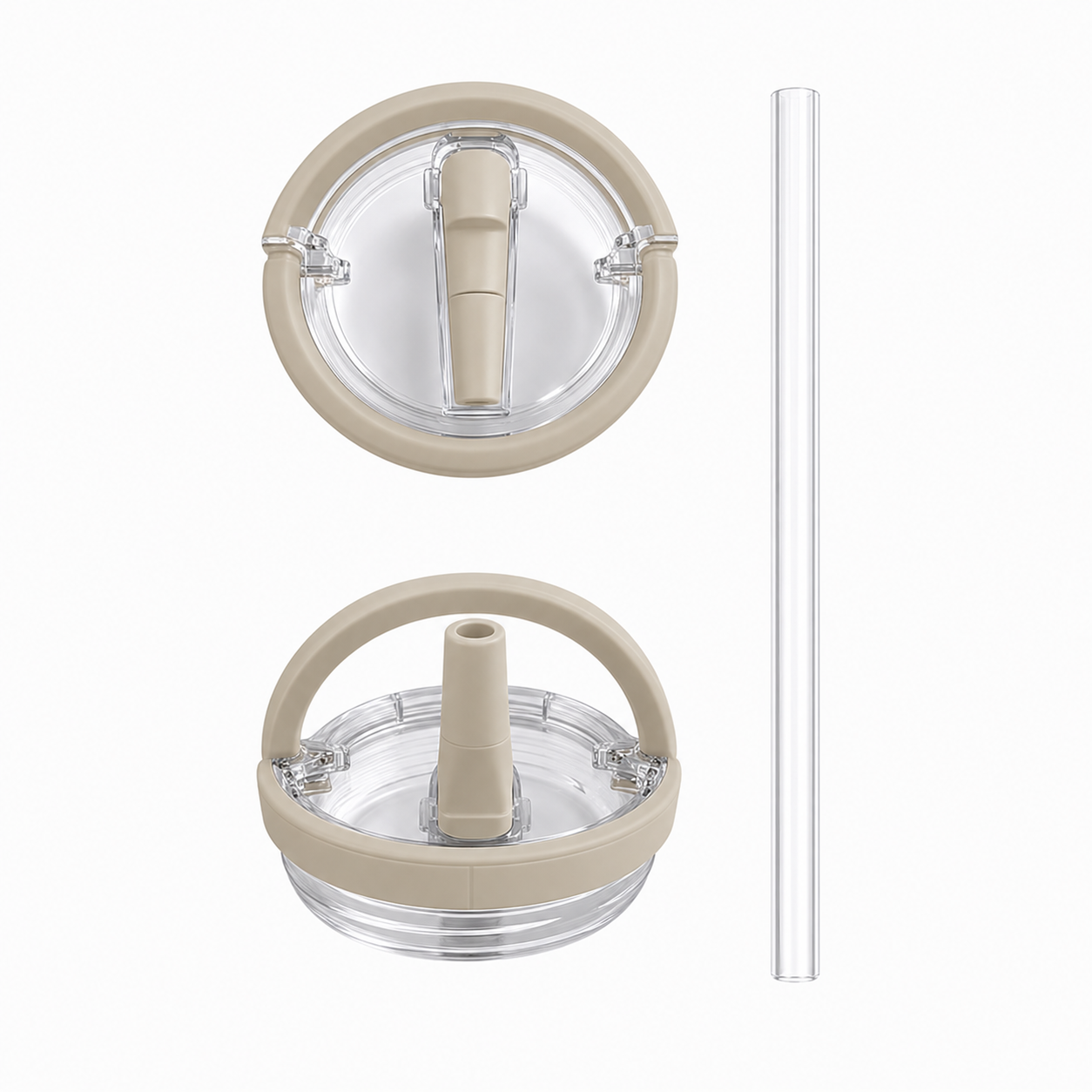Pailles en plastique reutilisables - Tumbler | 6PCS