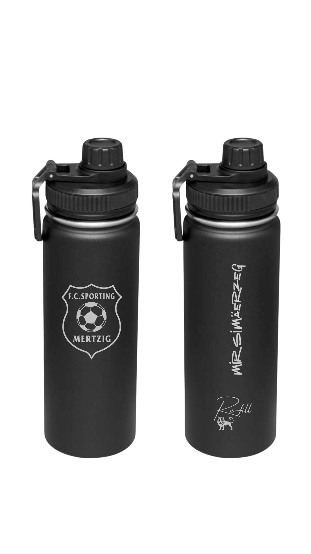 SPORTING MERTZIG Thermal insulated Sport Bottle | 600ml | CUSTOMIZABLE