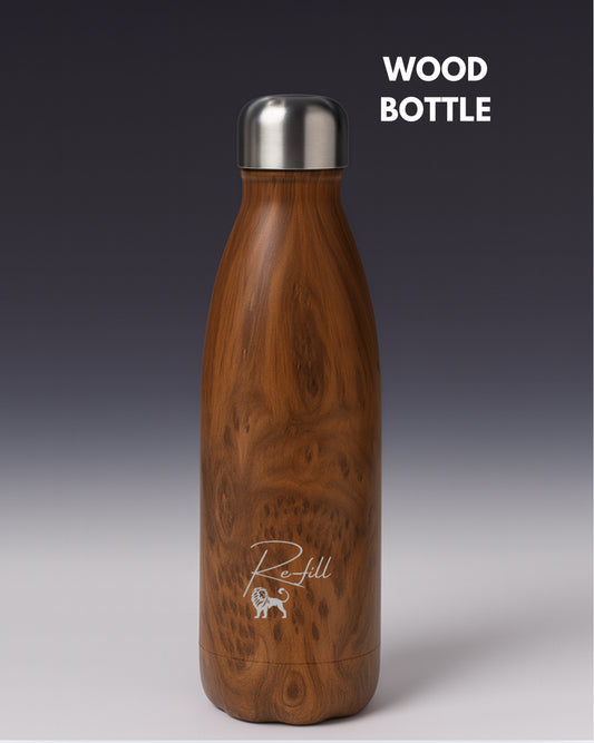 Thermal insulated Wood Bottle | 500ml