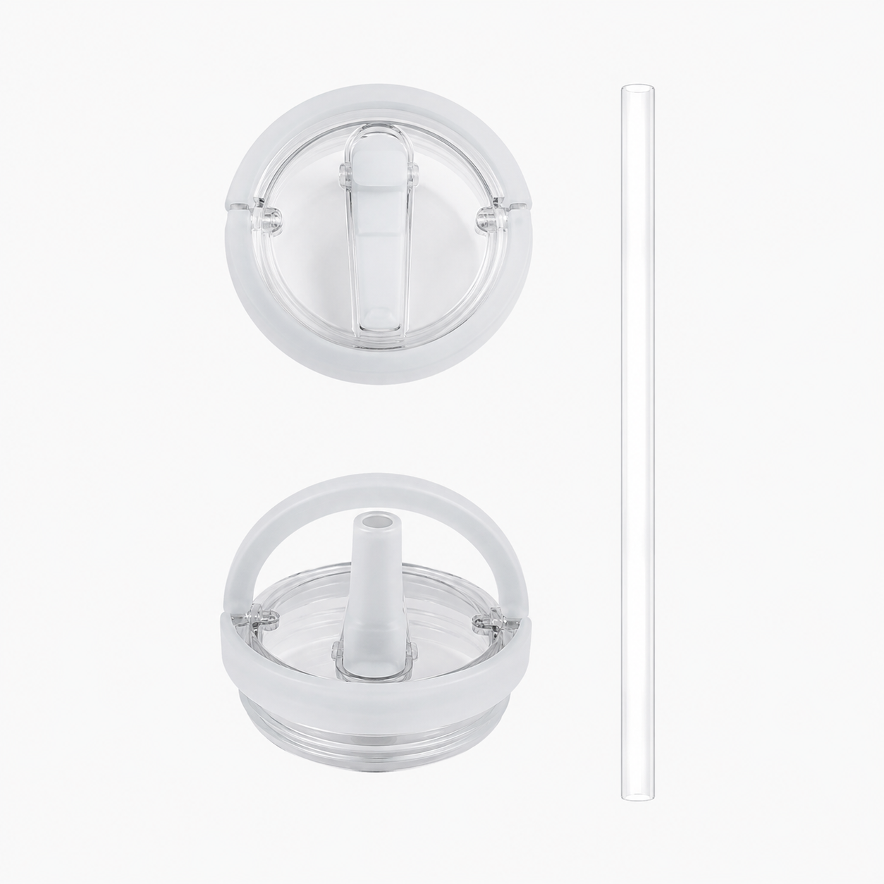 Pailles en plastique reutilisables - Tumbler | 6PCS